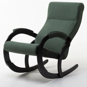 Кресло-качалка в гостиную Корсика, ткань Amigo Green 34-Т-AG в Старом Осколе
