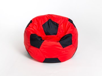 Кресло-мешок Мяч большой, красно-черный в Белгороде