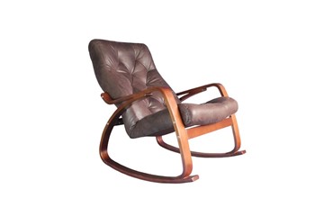 Кресло-качалка Гранд, замша шоколад в Старом Осколе