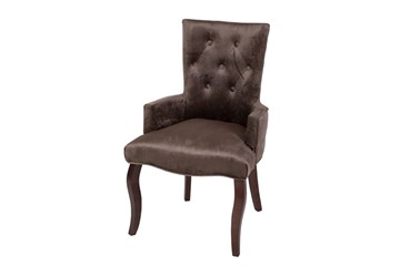 Кресло Виктория (коричневый бархат/темный тон) в Старом Осколе