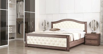 Кровать в спальню СВ-Стиль Стиль 3, 160х200, кожзам, с основанием в Старом Осколе