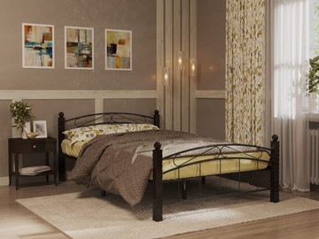 Кровать спальная Гарда 15, 160х200, черная в Белгороде