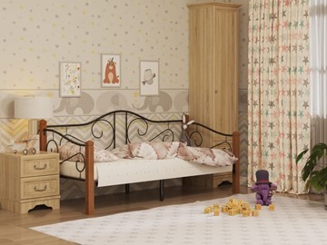 Кровать в детскую Гарда 7, 90х200, черная в Старом Осколе