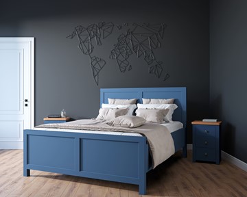 Кровать 2-спальная Jules Verne, (JV16ETGB), синий в Старом Осколе