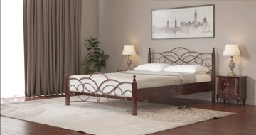 Кровать 1.5-спальная Марго 140*200 с основанием в Старом Осколе