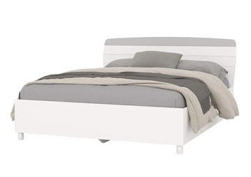 Двуспальная кровать Милана 1600 (4-22906бел\серый) в Белгороде
