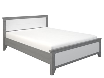 Кровать двуспальная Соня 1400, Серый/Белый в Белгороде