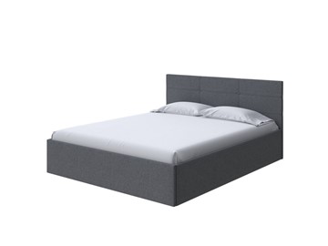 Спальная кровать Vector Plus 180х200, Рогожка (Savana Grey (серый)) в Старом Осколе