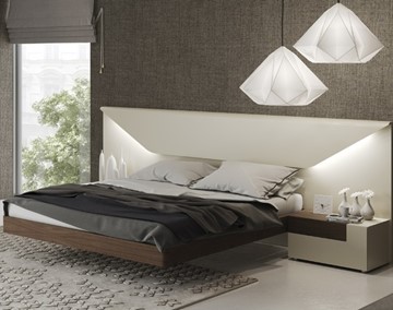 Кровать полутороспальная Elena с подсветкой (160x200) в Старом Осколе