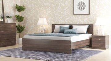 Кровать спальная Золушка, 160х200 с основанием, венге в Старом Осколе