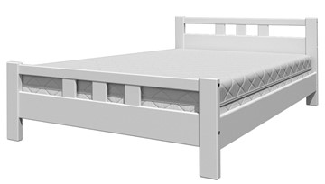 Спальная кровать Вероника-2 (Белый Античный) 140х200 в Старом Осколе