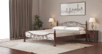Полутороспальная кровать СВ-Стиль Барон 140*190 с основанием в Старом Осколе