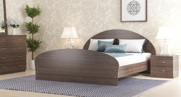 Спальная кровать СВ-Стиль Валенсия, 160х200 с основанием, венге в Старом Осколе