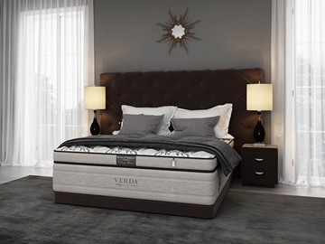 Кровать 2-спальная Style/Basement 160х200, Флок (Велсофт Спелая слива) в Старом Осколе