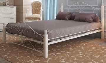Кровать в спальню Фортуна 1, 1600, белый/белый в Белгороде