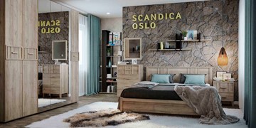 Модульная спальня SCANDICA OSLO №1 в Белгороде