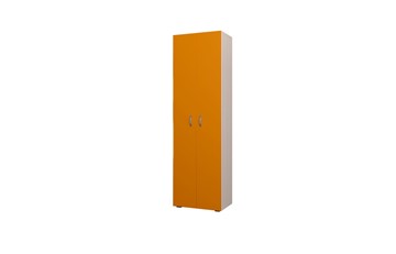 Детский 2-дверный шкаф 600 ДО Млечный дуб, Оранжевый в Старом Осколе