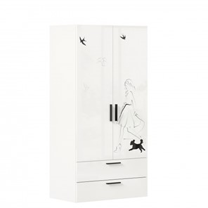 Шкаф комбинированный Джоли ЛД 535.040, Серый шелк в Старом Осколе