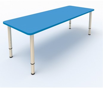 Детский стол 2-местный  (по одну сторону столешн.) СДО-2 (0-3) синий в Белгороде