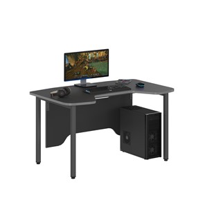 Компьютерный стол SKILLL SSTG 1385, (1360x850x747),  Антрацит /Металлик в Старом Осколе