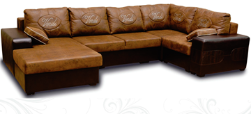 П-образный диван Плаза 405х210 в Старом Осколе