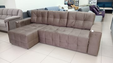 Угловой диван с оттоманкой Реал ДУ Graund 03 велюр в Старом Осколе