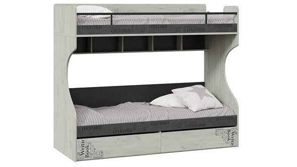 Детская 2-х ярусная кровать Оксфорд-2 ТД-399.11.01 в Белгороде - изображение