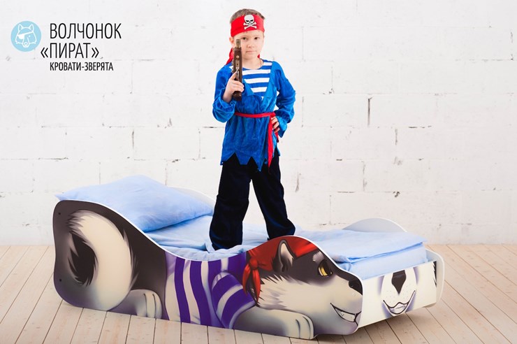 Кровать детская Волчонок-Пират в Белгороде - изображение 1