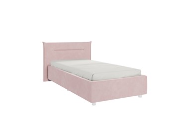 Кроватка 0.9 Альба, нежно-розовый (велюр) в Старом Осколе