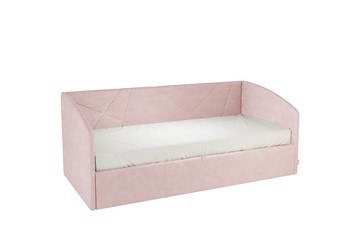 Кроватка 0.9 Бест (Софа), нежно-розовый (велюр) в Старом Осколе