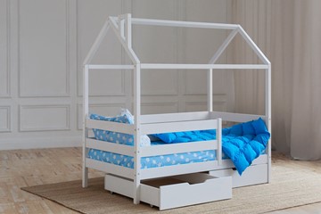 Детская кровать Домик с ящиками, цвет белый в Белгороде - предосмотр 2