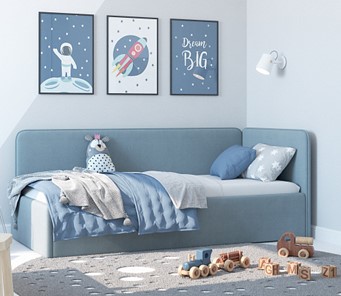 Кровать-игрушка Leonardo голубой 160х70 в Белгороде - предосмотр 4