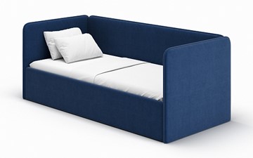 Кровать в детскую Leonardo синий 160х70 с боковиной в Белгороде