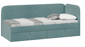 Детская кровать Молли тип 1 (80), Микровелюр Scandi Indigo 11 в Белгороде