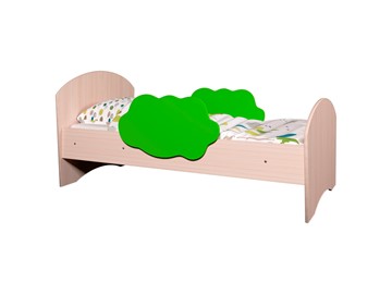 Детская кровать Тучка, корпус Дуб млечный, фасад Лайм в Старом Осколе