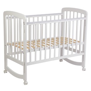 Кроватка для новорожденных POLINI Kids Simple 304 Белый в Белгороде