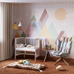 Детская кровать POLINI Kids Simple 120 Белый / Серый в Белгороде - предосмотр 7