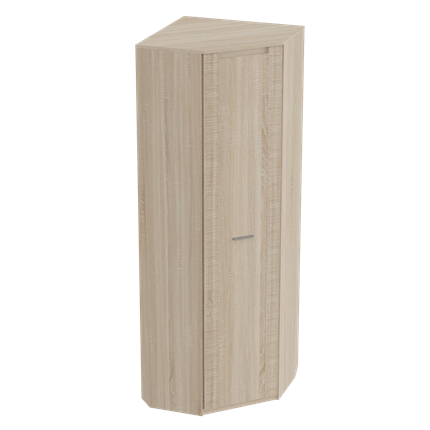 Шкаф распашной угловой Элана, Дуб сонома 720х720х208 в Старом Осколе - изображение