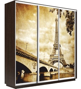 Шкаф 3-х створчатый Экспресс 1800х600х2400, Париж/венге в Старом Осколе