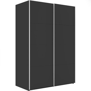 Шкаф 2-х дверный Эста (ДСП/ДСП) 1800x660x2200, серый диамант в Белгороде