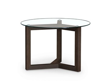 Журнальный круглый стол Оникс-8, Венге/Прозрачное стекло в Старом Осколе
