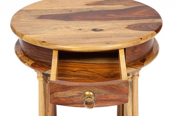 Кофейный стол Бомбей - 1149  палисандр, 45*45*60, натуральный (natural) арт.10049 в Старом Осколе - предосмотр 1