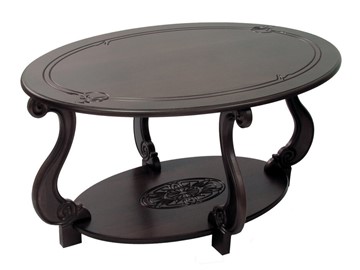 Овальный столик Овация-М (Темно-коричневый) в Старом Осколе