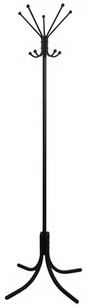 Вешалка для одежды КР-10Л, цвет черный в Старом Осколе - изображение