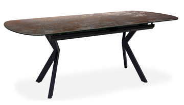 Кухонный стол раскладной Шамони 2CX 160х90 (Oxide Nero/Графит) в Старом Осколе - предосмотр 1