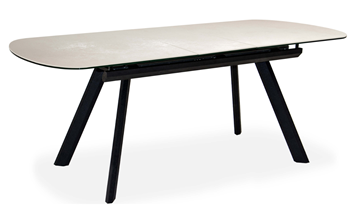 Кухонный стол раскладной Шамони 2CQ 160х90 (Oxide Avorio/Графит) в Старом Осколе - предосмотр 1