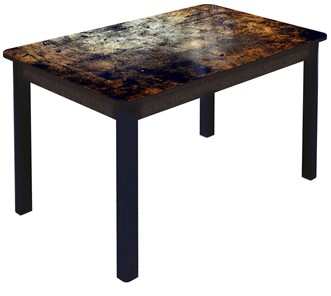 Обеденный раздвижной стол Гамбург Мини, ноги метал. крашеные №23 (Exclusive h103/венге) в Старом Осколе