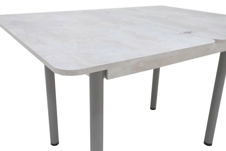 Кухонный стол раскладной Прайм-3Р, Цемент светлый в Старом Осколе - изображение 3