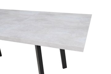 Кухонный стол раскладной Робин, опоры прямые, цемент светлый в Белгороде - предосмотр 3