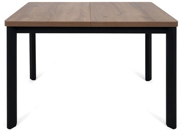 Кухонный стол раскладной Токио-2L (ноги металлические черные, дуб табако) в Старом Осколе - предосмотр 1